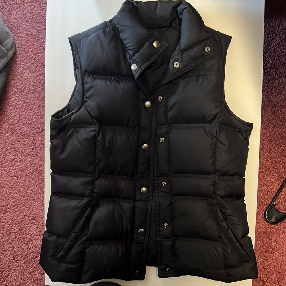Lands’ End Women’s Navy Vest Size XS